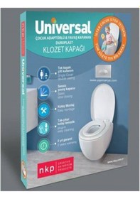 Resim Nkp Klozet Kapağı Unıversal Çocuk Adaptörlü 