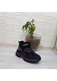 Resim Abay 5353 Siyah-kırmızı Kaymayan Cırtlı Erkek Çocuk Bot 001 