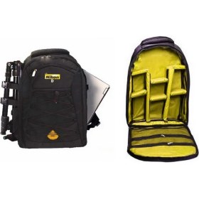 Resim Pdx Nikon Laptop Bölmeli Dslr Sırt Çantası 