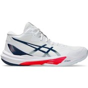 Resim Asics Sky Elite Ff Mt 3 Erkek Voleybol Ayakkabısı 1051a081-104 Beyaz Beyaz 