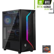 Resim MSI AMD RYZEN7 5700X / RTX 4060 / 32GB DDR4 / KİNGSTON 1TB 3500-2100 MB/s M2 SSD / GAMING PC 