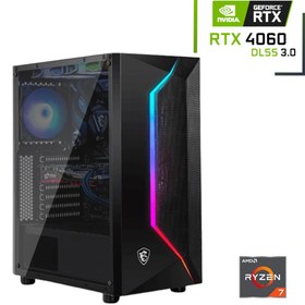 Resim MSI AMD RYZEN7 5700X / RTX 4060 / 32GB DDR4 / KİNGSTON 1TB 3500-2100 MB/s M2 SSD / GAMING PC 