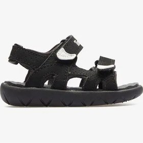 Resim Timberland Siyah Erkek Çocuk Sandalet TB0A24T60151-Perkins Row BACKSTRAP 