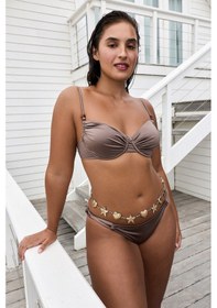 Resim Penti Deve Tüyü Naiara Cup Bikini Üstü 