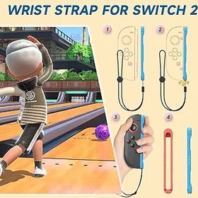 Resim Shiptree Switch Controller Bilek Kayışı, 1 Çift Bilek Kayışı Switch Gamepad 
