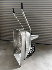 Resim binbirçeşit 304 Kalite Paslanmaz Büyük İlaveli Tekne El Arabası 