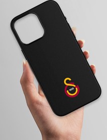 Resim Galatasaray Arma Deri Magsafe Telefon Kılıfı - iPhone 16 Pro 