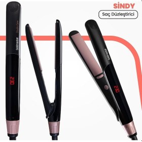 Resim GoldMaster Sindy Dijital Seramik Keratin Ince Plakalı Saç Düzleştirici Ve Şekillendirici IN-6144 