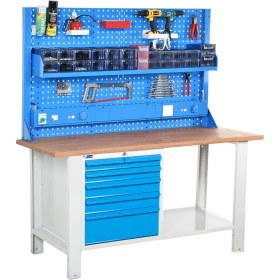 Resim Star Çelik Atölye Çalışma Tezgahı (1600 x 720 x 830-930 mm) 