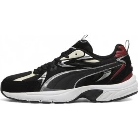 Resim Puma Milenio Tech Suede Unisex Siyah Spor Ayakkabı 