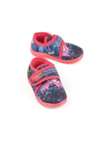 Resim Gezer Lacivert Kırmızı Ortopedik Taban Erkek Cırtlı Esnek Yumuşak Panduf Lacivert - Kırmızı 