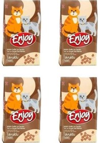Resim Enjoy Tavuk Etli Kedi Maması 1 Kg X 4 Adet 