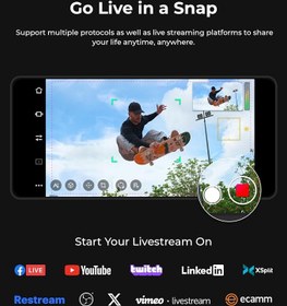 Resim OBSBOT Tail Air NDI Streaming Camera 4K, AI Tracking PTZ kamera, akıllı uygulamalı, jest kontrolü, HDMI/USB-C/kablosuz web kamerası, YouTube, kilise, ibadet, yaratıcı, vs. için video kamera Live 