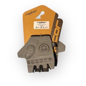 Resim RAPTOR Çocuk Bisiklet Eldiveni Silikon Jelli Canavar Desenli M(Medium) Beden 