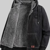 Resim Sonbahar ve kış için polar astarlı fermuarlı rüzgarlık ve yüksek kaliteli trendi rahat bol kesim kapüşonlu ceket, Kışlık Dış Giyim,Günlük Kış Giyimi,Fermuarlı Kapüşonlu Sweatshirt,Sokak Giyim Modası,Polar Astarlı Ceket,Erkek Dış Giyim,Sıcak Ceket,Günlük Dış Giyim,Günlük Giyim 