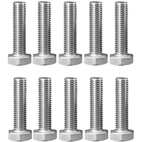 Resim 10'lu Paslanmaz Krom Civata. M8. Boy:30mm. Tekne Marin Civata 