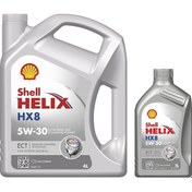 Resim Shell Helix Hx8 Ect C3 5W-30 Dpf Partiküllü Tam Sentetik Motor Yağı 4 L + 1 L 