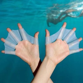 Resim Erkek Mavi Silikon Yüzme Kürekleri - Çift Takım, Freestyle Stroke için İdeal, Açık Hava Yüzme Ekipmanı, Yüzme Ekipmanı|Çift Takım Kürekler|Silikon Yapı, Yüzme Yardımcıları 