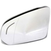 Resim Volvo S90 V90 Ayna Camı Isıtmalı Kör Nokta Ledli 2018 2022 Sol 