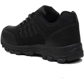 Resim MergenShoes F400 Siyah Büyük Numara Trekking Erkek Bot Ayakkabı 