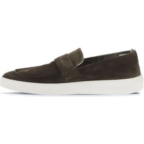 Resim Bueno Shoes Haki Süet Erkek Loafer 01MA8100 