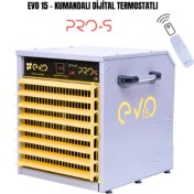 Resim EVO15 Pros - 15 Kw Kumandalı ve Dijital Endüstriyel Elektrikli Fanlı Isıtıcı 