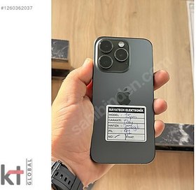 Resim Apple iPhone 15 Pro İkinci El YD | 256 GB | Siyah 