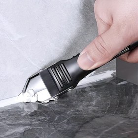 Resim 12.7 Cm 1 Kalafat Sökücü Aletler Kiti, Harç Temizleme Aleti, Mastik Bitirme Aleti, Mutfak ve Banyolarda Pencere ve Lavabo Tadilatları İçin Tutkal Açısı Kazıyıcı Aleti 