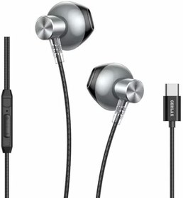 Resim teknosepetim Type-C Kulakiçi Kablolu Kulaklık Mikrofonlu Iphone 15 Pro Max S24 Ultra Uygun Kulaklık 