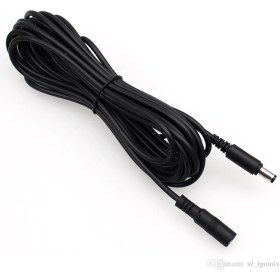 Resim YKA Adaptör Dc Uzatma Kablosu 5.5 mm 5 Metre 