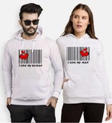 Resim Tshirthane Aşkımızın Barkodu Sevgili Kombinleri Kapüşonlu Kombin 