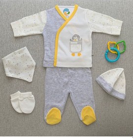 Resim Bebek Takım 5'li Açık Bej 