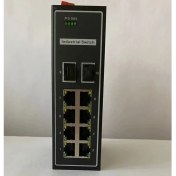 Resim Scodeno 8 Port Bakır 8*10/100/1000 2*1000 Port Fiber Girişli 10 Port Endüstriyel Yönetilebilir Poe Switch 