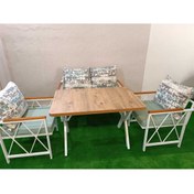 Resim Store Metal Çay Seti Koltuk Takımı 2+1+1+Masa 