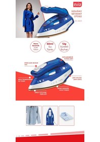 Resim Evia Holiday EA-4603 1100 W Seyahat Ütüsü 