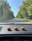 Resim RubaTrend Halloween Balkabağı Torpido Süsü, Araç İçi Dekorasyon, Halloween Balkabağı Figür 