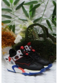 Resim Fort Cool London Siyah Kırmızı Rahat Çocuk Basketbol Ayakkabısı 001 