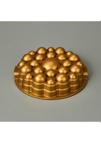 Resim Bubble Kek Kalıbı - Gold - 26 Cm Çok Renkli 
