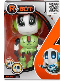 Resim Seher Oyuncak Ses Kaydı Yapabilen Etkileşimli Metal Robot - Yeşil - Yeşil / Standart 