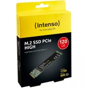 Resim Intenso Hıgh 120gb 1700/800mb/s 4mm Nvme Pcıe M.2 Ssd 3834430 3d-nand 