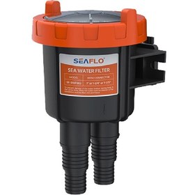 Resim Seaflo Tekne Deniz Suyu Filtresi. Alttan Giriş. 25-32-38mm 