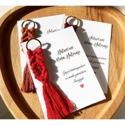 Resim Es-Na Life Decoration 40 Adet Makrome Anahtarlık Düğün, Nişan, Kına, Nikah Hatırası 