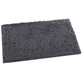 Resim Hfambition Yüksek Emici Kiremit Desenli Pvc Tabanlı Banyo/yuvarlak Halı - Siyah 40x120 Cm Xc-pg3 