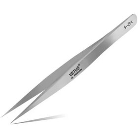 Resim Lalvolin İpek Kirpik Cımbızı Profesyonel Sivri Düz Burun Paslanmaz Çelik VETUS 