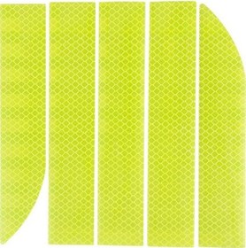 Resim Novahub Yeşil Elens Mağazası Araba Reflektör Etiketi 3x90 Cm Gövde Dış Bagaj Çıkartması Otomatik Yansıtıcı Bant 