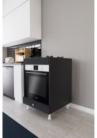 Resim Harmony Ankastre Modülü Kabini Açık Antrasit Fırın Ocak Dolabı Antrasit 