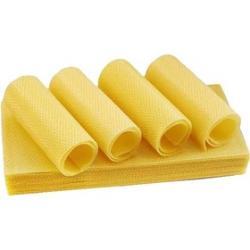 Resim Geeksen Yüksek Kaliteli 10 Adet Balmumu Petek Levhası - Arıcılık Ve El Sanatları İçin 