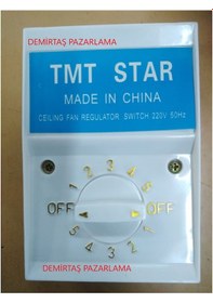Resim Tavan Vantilatörü Anahtarı 5 Kademeli Hiz Ayarli - 546823644 