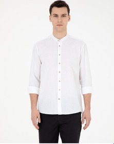 Resim Pierre Cardin Erkek Beyaz Gömlek Desenli 50288526-vr013 Beyaz 