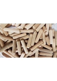 Resim Ahşap (Kayın) Kavela Bağlantı Pimi 8X35 MM 50 Adet 